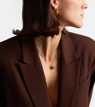 Sydney Evan Wallpaper Heart 14kt gold pendant necklace with diamonds | Thumbnail 6 Sydney Evan Wallpaper Heart 14kt gold pendant necklace with diamonds | Thumbnail 6