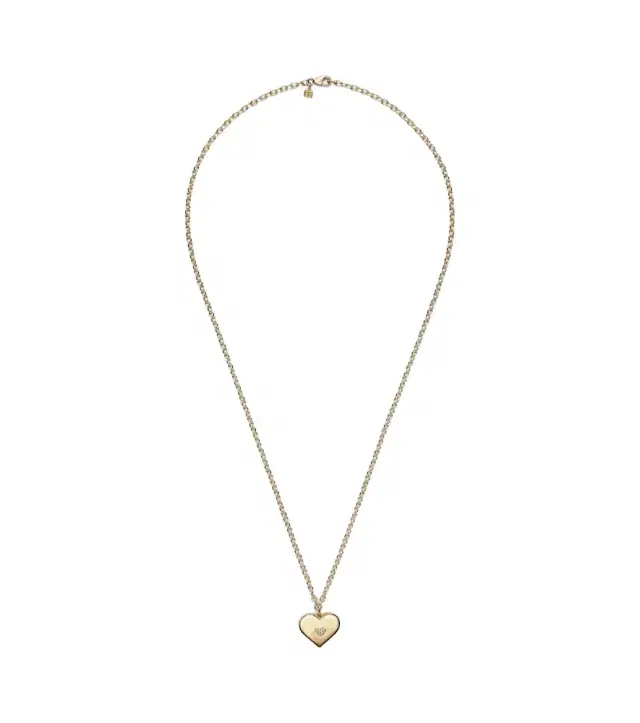 Sydney Evan Wallpaper Heart 14kt gold pendant necklace with diamonds