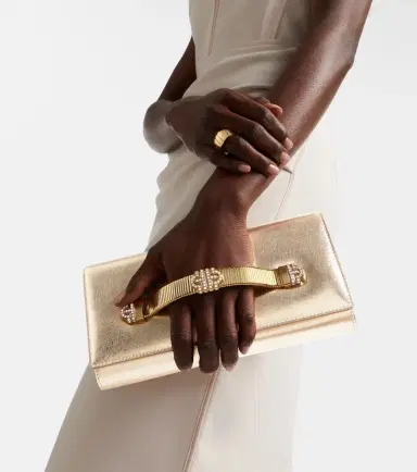 Bvlgari Tubogas embellished leather clutch | Thumbnail 4