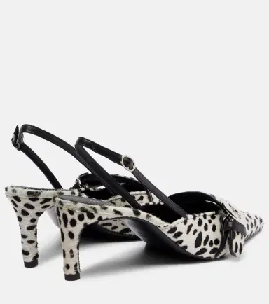 Coperni Belt 65 calf hair slingback pumps | Thumbnail 2 Coperni Belt 65 calf hair slingback pumps | Thumbnail 2