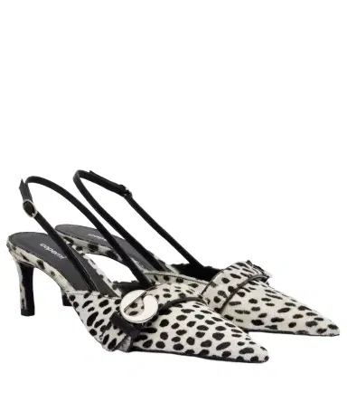Coperni Belt 65 calf hair slingback pumps | Thumbnail 1 Coperni Belt 65 calf hair slingback pumps | Thumbnail 1