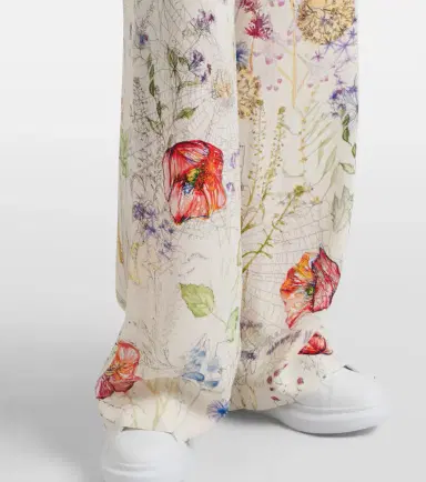 Alexander McQueen Meadow floral palazzo pants | Thumbnail 3 Alexander McQueen Meadow floral palazzo pants | Thumbnail 3