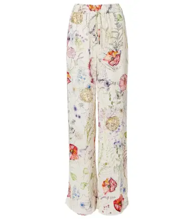 Alexander McQueen Meadow floral palazzo pants | Thumbnail 1 Alexander McQueen Meadow floral palazzo pants | Thumbnail 1