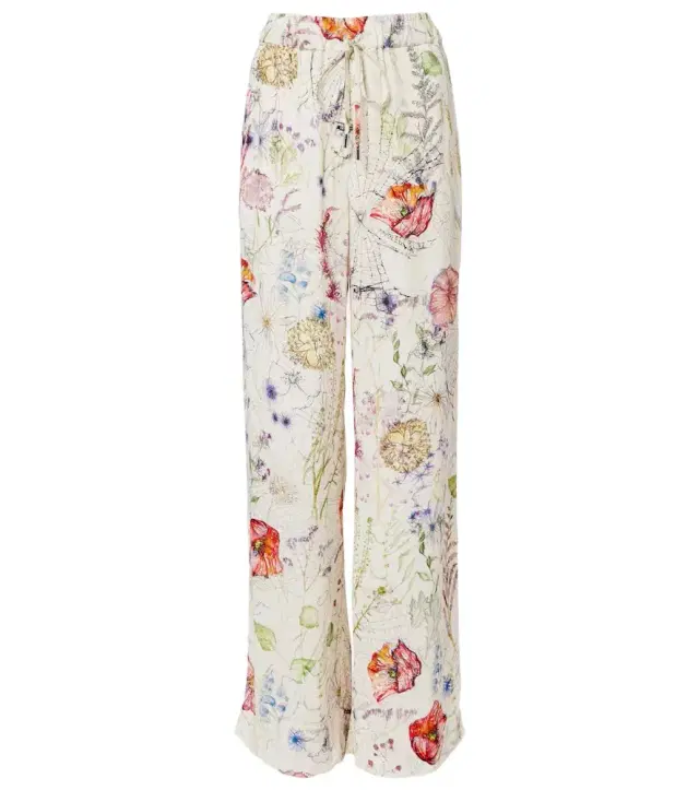 Meadow floral palazzo pants