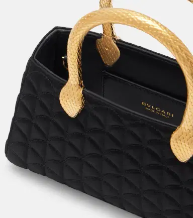 BVLGARI Serpentine Duette satin top-handle bag | Thumbnail 2