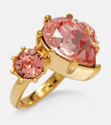Oscar de la Renta Crystal-embellished ring | Thumbnail 2 Oscar de la Renta Crystal-embellished ring | Thumbnail 2
