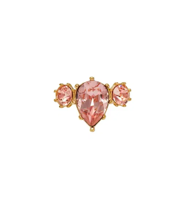 Oscar de la Renta Crystal-embellished ring