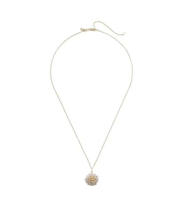Sydney Evan 14kt gold charm necklace with diamonds