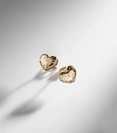 Sydney Evan Puffy Icon Wallpaper Small 14kt gold earrings | Thumbnail 5