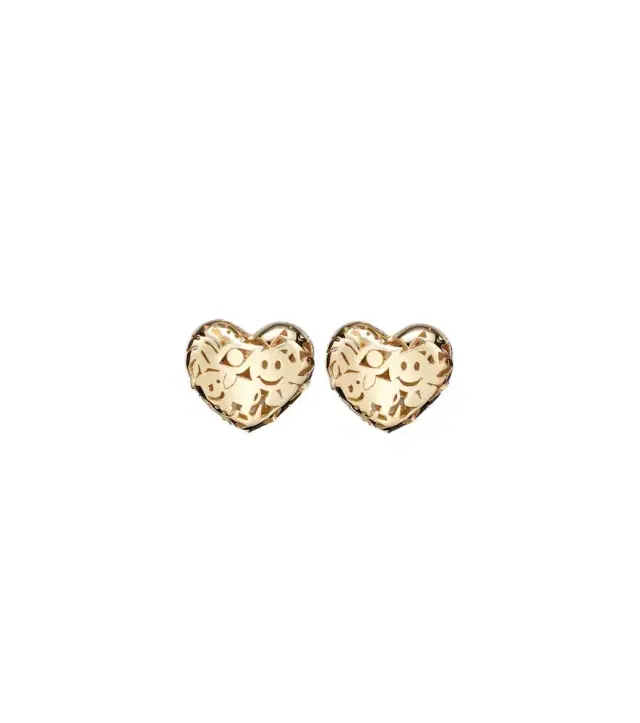 Sydney Evan Puffy Icon Wallpaper Small 14kt gold earrings