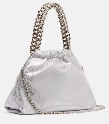 Stella McCartney Falabella Small metallic top-handle bag | Thumbnail 3 Stella McCartney Falabella Small metallic top-handle bag | Thumbnail 3