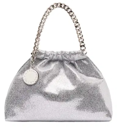 Stella McCartney Falabella Small metallic top-handle bag | Thumbnail 1 Stella McCartney Falabella Small metallic top-handle bag | Thumbnail 1