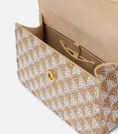 BVLGARI Serpenti Forever Mini embellished suede top-handle bag | Thumbnail 2