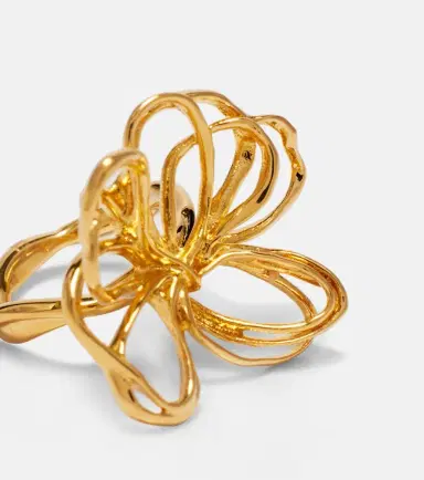 Oscar de la Renta Threaded Flower ring | Thumbnail 2