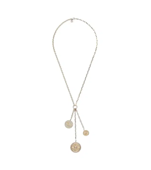 Sydney Evan 14kt gold chain necklace with diamonds