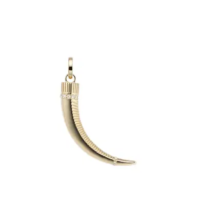 Foundrae 18kt gold pendant with diamonds | Thumbnail 1
