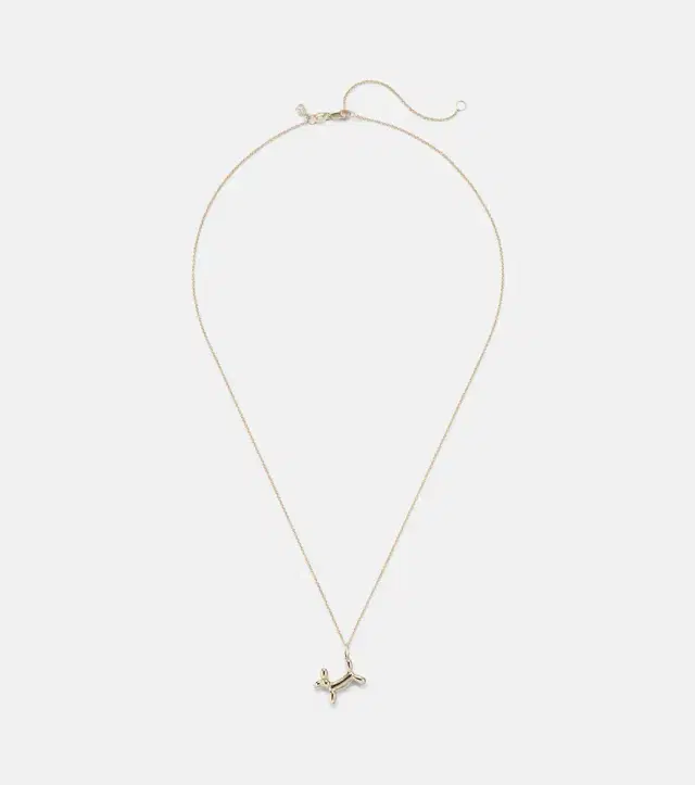 Sydney Evan 14kt gold charm necklace with diamond