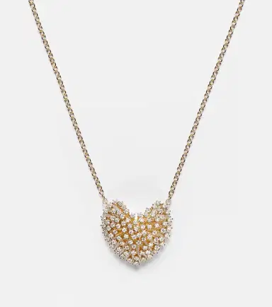 Sydney Evan Large 14kt gold pendant necklace with diamonds | Thumbnail 2 Sydney Evan Large 14kt gold pendant necklace with diamonds | Thumbnail 2