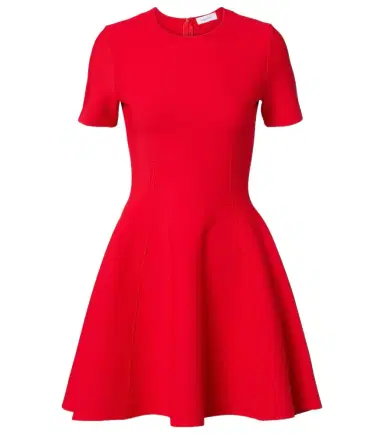 Alexander McQueen Faille minidress | Thumbnail 1 Alexander McQueen Faille minidress | Thumbnail 1