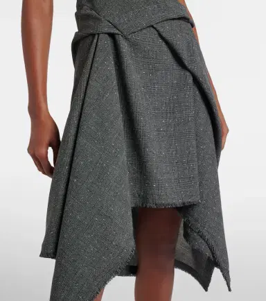 McQueen Wool midi dress | Thumbnail 2
