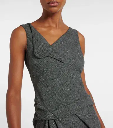 McQueen Wool midi dress | Thumbnail 3