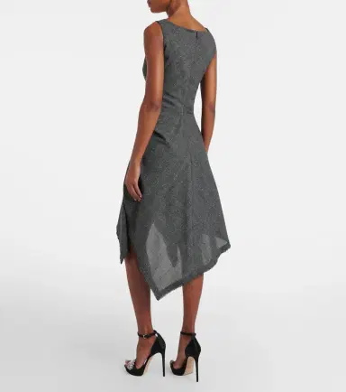 McQueen Wool midi dress | Thumbnail 4