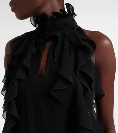 McQueen Ruffled silk top | Thumbnail 5