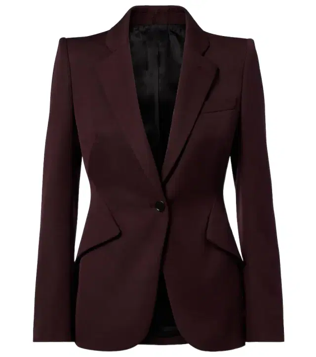 Wool grain de poudre blazer