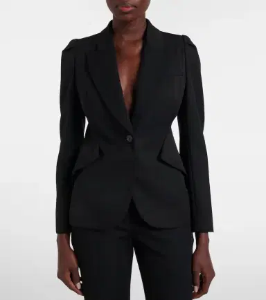 Alexander McQueen Single-breasted wool jacket | Thumbnail 3