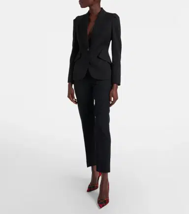 Alexander McQueen Single-breasted wool jacket | Thumbnail 6