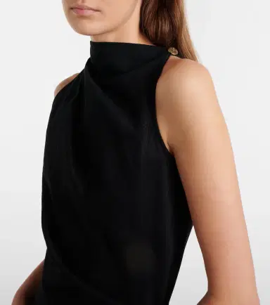 Alexander McQueen Draped cotton minidress | Thumbnail 2