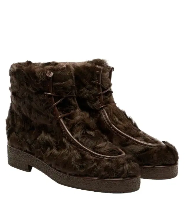 Aquazzura Frostie shearling ankle boots