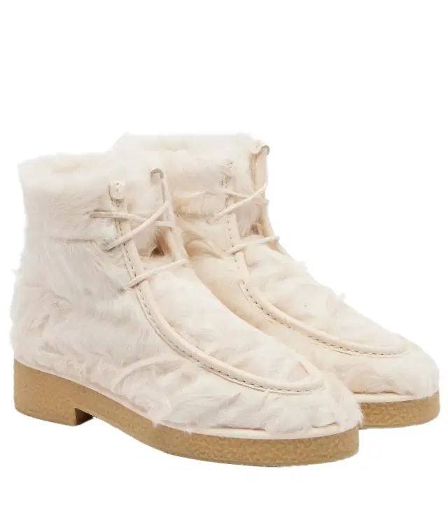 Aquazzura Frosty shearling ankle boots