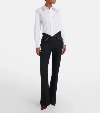 Alexander McQueen Wool bootcut pants | Thumbnail 4 Alexander McQueen Wool bootcut pants | Thumbnail 4