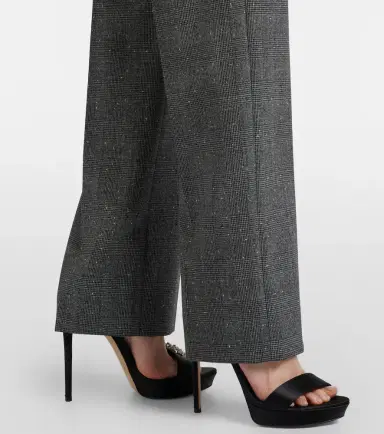 McQueen Prince of Wales check wool straight pants | Thumbnail 2 McQueen Prince of Wales check wool straight pants | Thumbnail 2