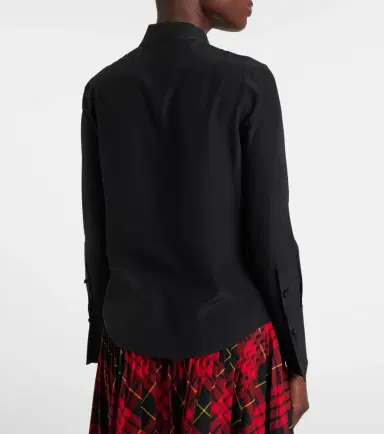 McQueen Ruffled silk blouse | Thumbnail 2