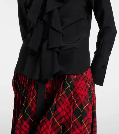McQueen Ruffled silk blouse | Thumbnail 3