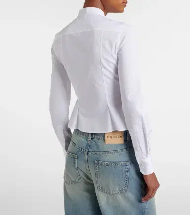 Alexander McQueen Cotton poplin shirt | Thumbnail 3