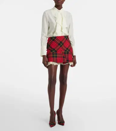 Alexander McQueen Ruffled silk blouse | Thumbnail 5 Alexander McQueen Ruffled silk blouse | Thumbnail 5