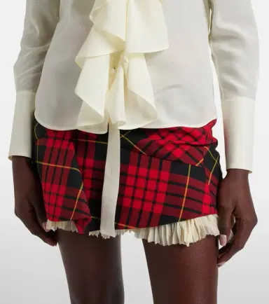 Alexander McQueen Ruffled silk blouse | Thumbnail 6 Alexander McQueen Ruffled silk blouse | Thumbnail 6