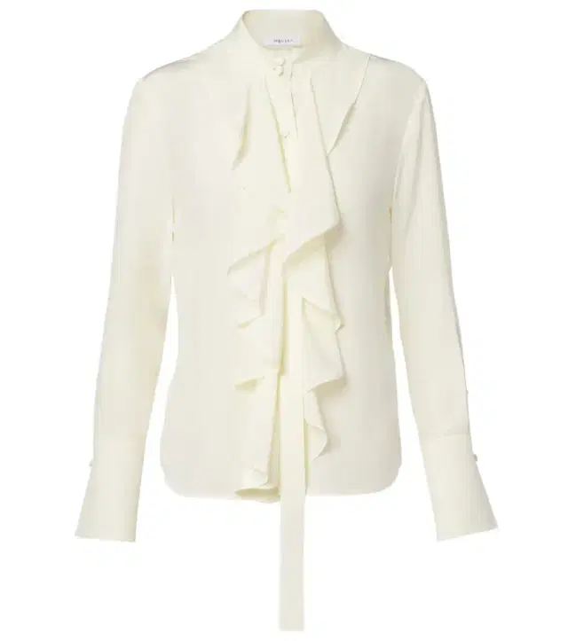 McQueen Ruffled silk blouse