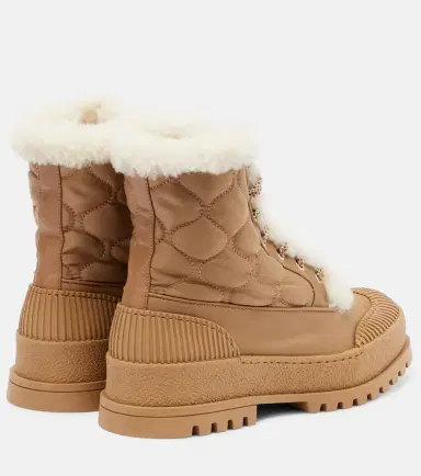 Aquazzura Glacier shearling-lined lace-up boots | Thumbnail 3