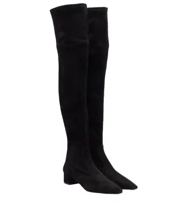 Aquazzura Remi 35 suede over-the-knee boots | Thumbnail 1