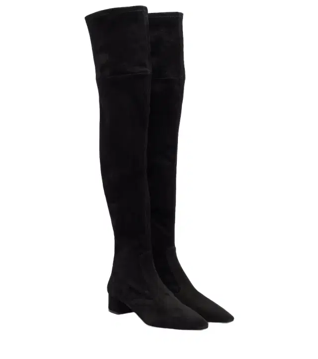 Aquazzura Remi 35 suede over-the-knee boots