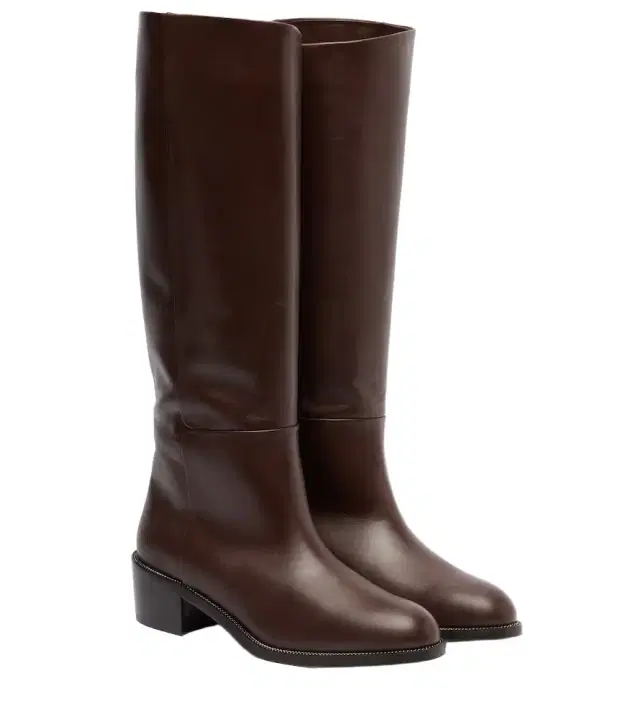 Aquazzura Sellier leather knee-high boots
