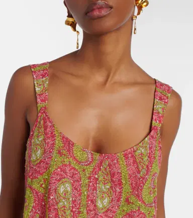 Etro Printed cotton maxi dress | Thumbnail 4