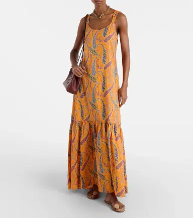 Etro Printed cotton cady maxi dress | Thumbnail 4