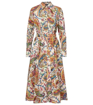 Etro Paisley cotton wrap dress | Thumbnail 1 Etro Paisley cotton wrap dress | Thumbnail 1