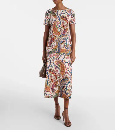 Etro Printed midi dress | Thumbnail 4