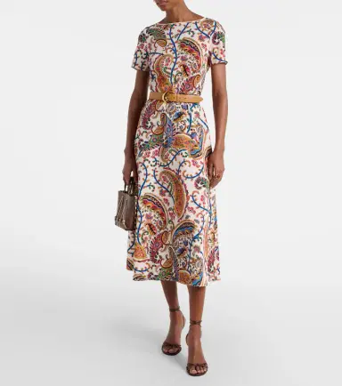 Etro Printed midi dress | Thumbnail 6